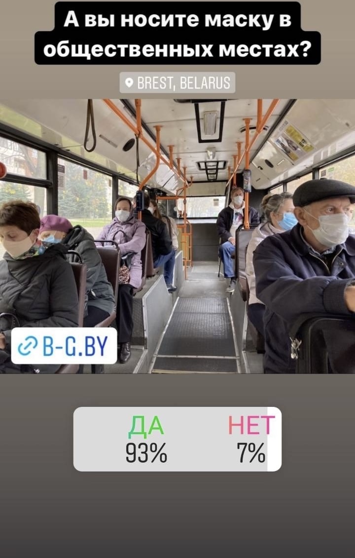 В Instagram мы получили такие проценты.