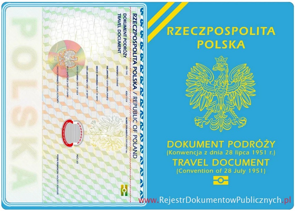 Польский проездной документ для иностранца.