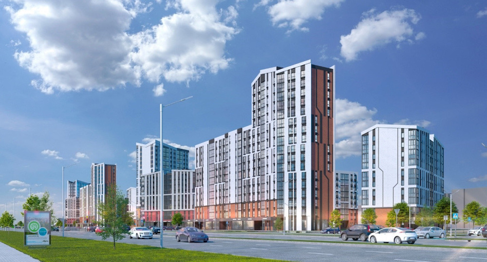 ЖК «Чайка» на Гребном канале. Фото: wikidom.by.
