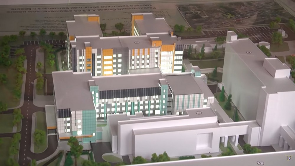 Так будет выглядеть территория Брестской областной больницы в будущем