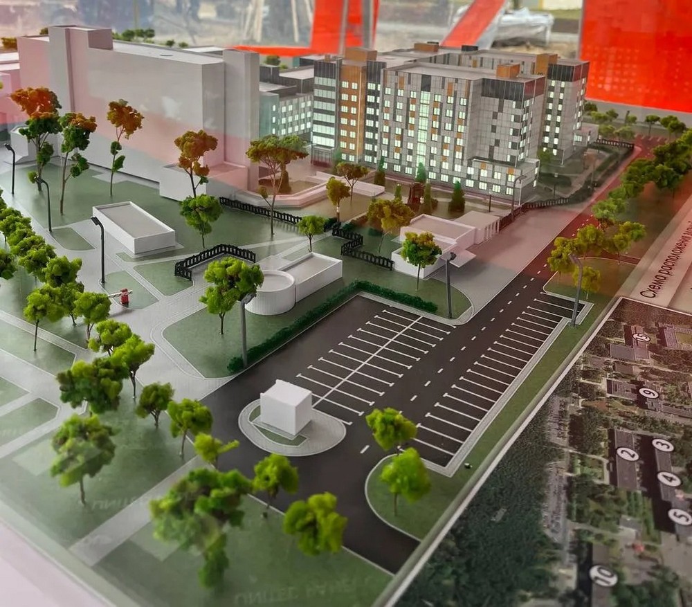 Так будет выглядеть территория Брестской областной больницы в будущем