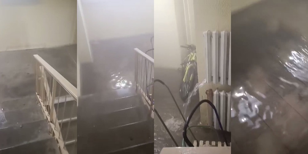 затопленный подъезд