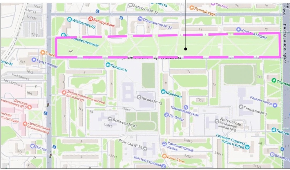Проект новой жилой застройки в Бресте на Востоке. 