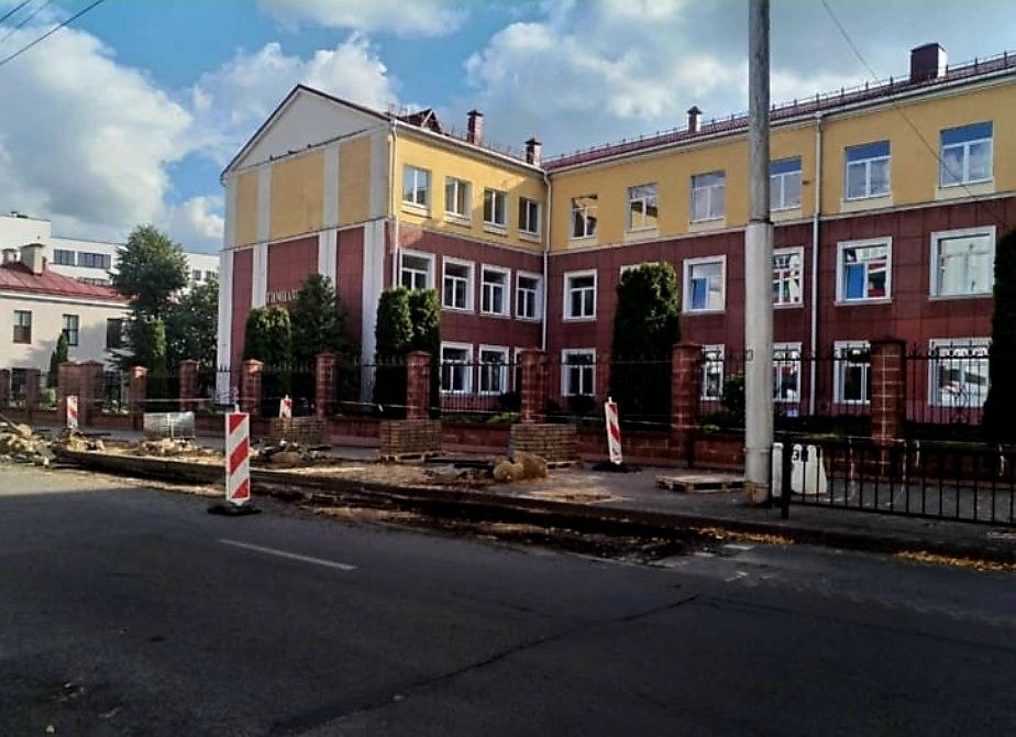 Благоустройство кармана около гимназии №1 в Бресте