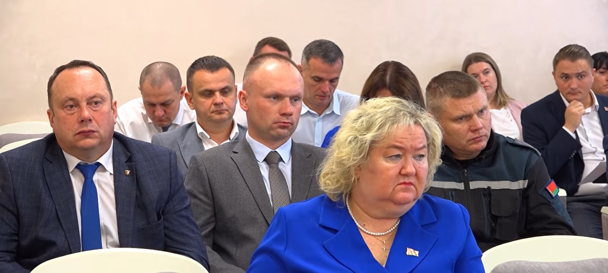 Совещание в Пинском горисполкоме по поводу отопительного сезона. Скриншот видео ТРК «Пинск»