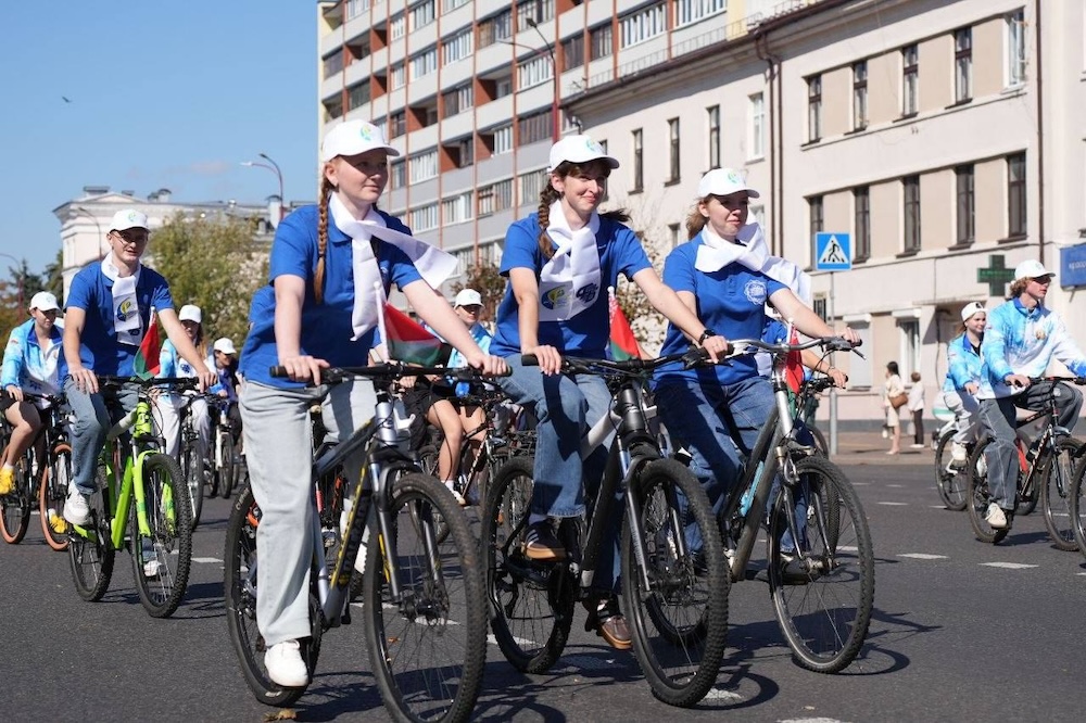 Велопробег в Бресте ко Дню народного единства